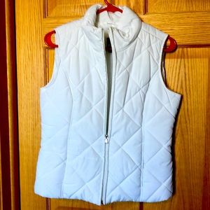 White Puffer Vest